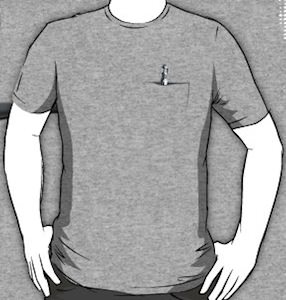 Doctor Who Sonic Screwdriver In Pocket T-Shirt