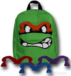 TMNT special big face with masks backpack