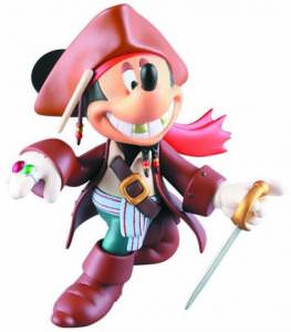 Mickey As Jack Sparrow Figure