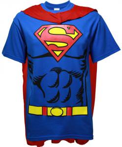DC Comics Superman T-Shirt With Cape.
