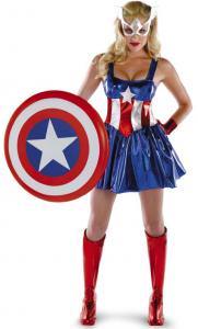 Captain America Sexy Adult Costume