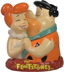Fred And Wilma Flintstone Cookie Jar