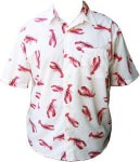 Seinfeld Kramer Lobster Button-Up T-Shirt
