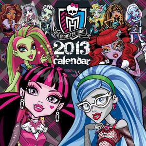 Monster High 2013 Wall Calendar