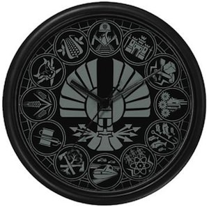 Panem Districts Wall Clock