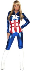 Captain America Sexy Womens Costume