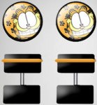 Garfield Fake Plug Earrings