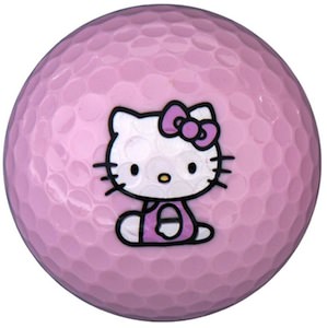 Hello Kitty Pink Golf Ball