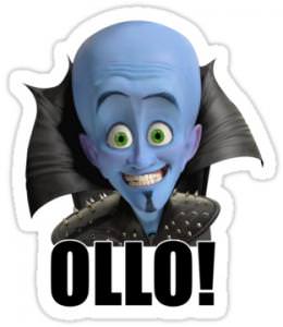 Megamind Ollo Decal Sticker