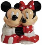 Mickey and Minnie Hugging Cookie Jar