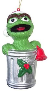 Sesame Street Oscar The Grouch Christmas Ornament