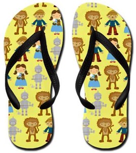 Wizard Of OZ Flip Flops