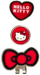 Hello Kitty Bow Golf Ball Marker Set