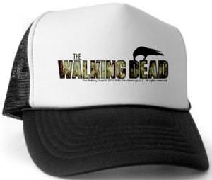 The Walking Dead logo trucker hat