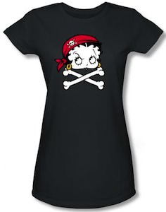 Betty Boop Pirate T-Shirt