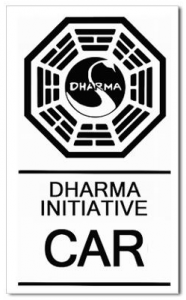 Lost Dharma Initiative Car Sticker