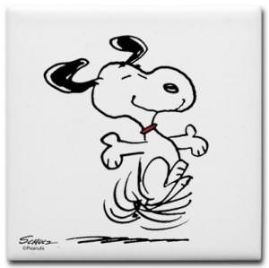 Snoopy Dancing Coasters