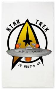 Star Trek Enterprise To Boldly Go Area Rug