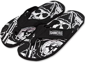 Sons Of Anarchy Samcro Flip Flops