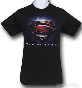 Superman Man Of Steel logo T-Shirt