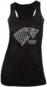 Game Of Thrones Stark logo women's tank top t-shirt