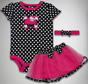 Monster High baby Bodysuit And Tutu