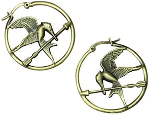 Mockingjay Hoop Earrings