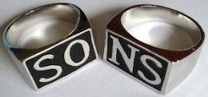 Sons of Anarchy SONS Rings
