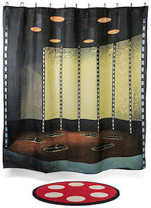 Star Trek Transporter Room Shower Curtain And Bath Mat Set