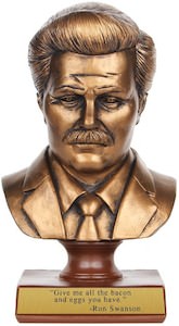 Parks and Recreation Ron Swanson Bust