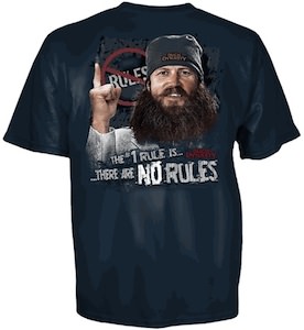 Duck Dynasty #1 Rule There Are No Rules T-Shirt