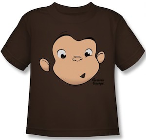 Curious George Monkey Face T-Shirt