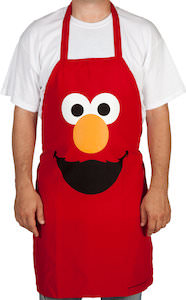 Sesame Street Red Elmo Apron for adults