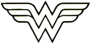 Wonder Woman Logo Vinyl Decal