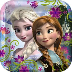 Frozen party plates