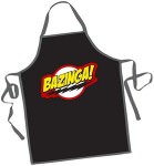 The Big Bang Theory Apron with Bazinga logo