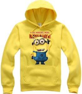 Despicable Me2 Minion Yellow Hoodie