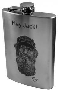 Duck Dynasty Hey Jack Flask