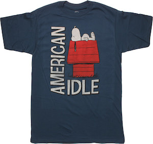 Peanuts Snoopy American Idle T-Shirt