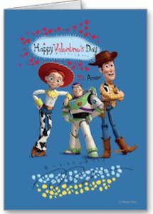 Toy Story Valentine's card