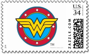 Wonder Woman Postage Stamp