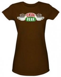 Friends Central Perk Logo Fitted T-Shirt