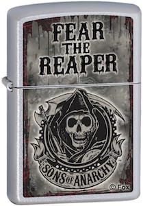 SAMCRO Fear The Reaper Zippo Lighter