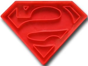 Superman symbol cookie cutter