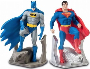 Batman And Superman Bookends