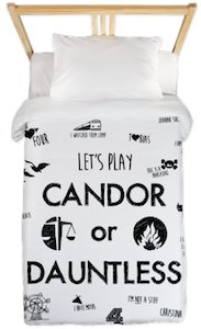 Divergent Candor Or Dauntless Duvet Cover