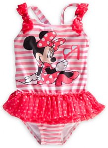 Minnie Mouse Deluxe Striped Swimsuit
