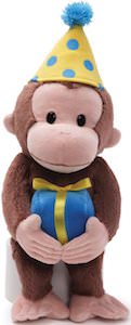 Curious George Birthday Plush