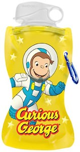 Curious George Collapsible Water Bottle