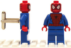 Spider-Man LEGO Cufflinks